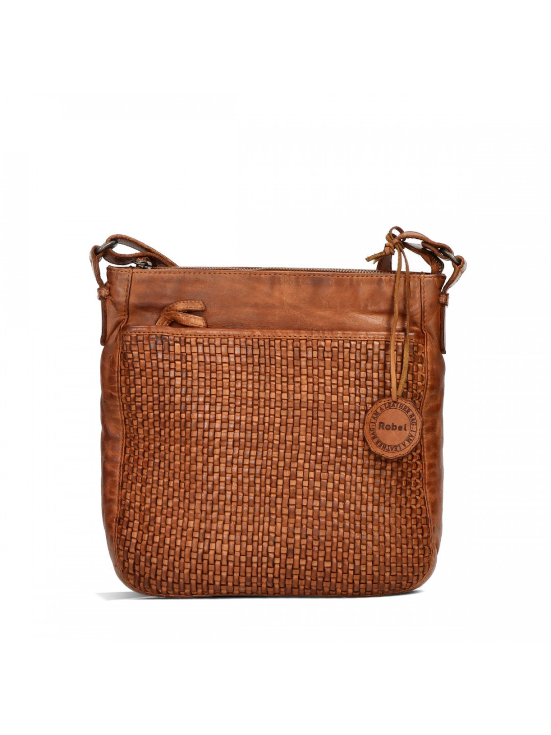 Robel dámská kožená kabelka – koňaková – One size